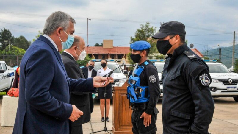 Gerardo Morales entregó nuevas unidades al personal de Seguridad