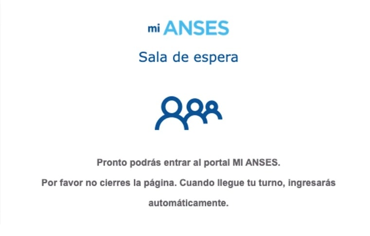 ANSES habilitó una «sala de espera» virtual en su web: puede haber más de 500 mil personas en la fila: