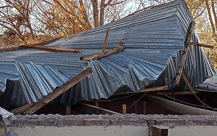 Se voló el techo de un escuela de Humahuaca