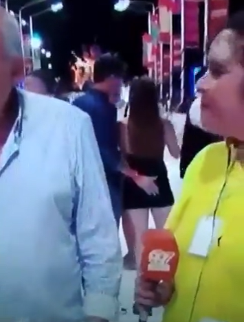 Escándalo en Entre Ríos: el intendente de Concordia fue grabado mientras le tocaba la cola a una periodista