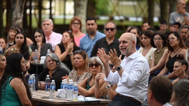 Horacio Rodríguez Larreta: “Quiero terminar con la división entre los argentinos. La grieta es un invento de la política para generar odio y así conseguir más votos. ”