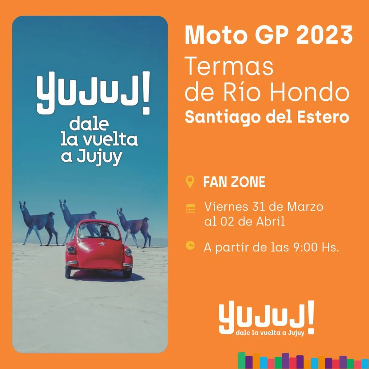 Promoción turística . Jujuy se mostrará en el Moto GP