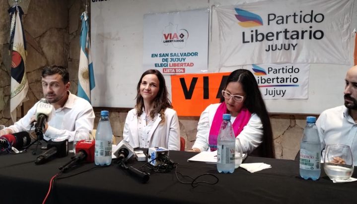 Cecilia García, esposa de Luciano Demarco, es la candidata a gobernadora de Vía +Libertarios