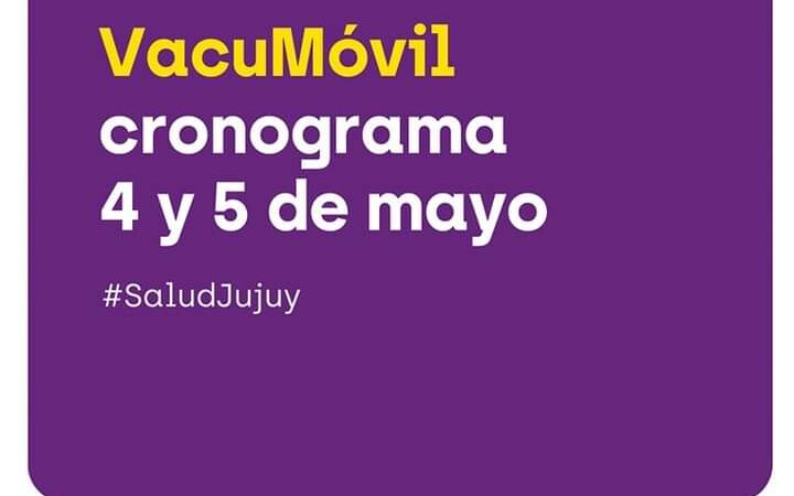 VacuMóvil: atenciones del 4 y 5 de mayo