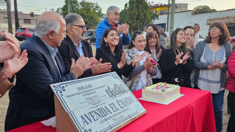 Fiad en acto por el Centenario del barrio Gorriti