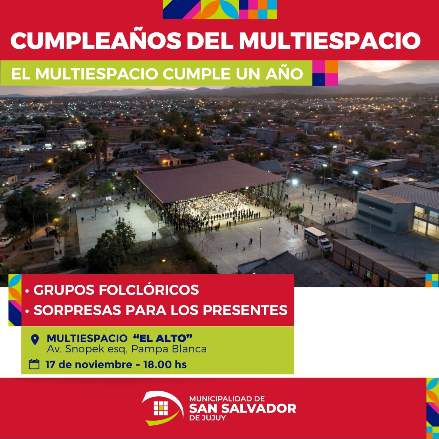 El Multiespacio El Alto celebra su primer aniversario con una gran fiesta para la comunidad