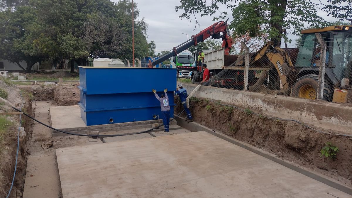 Agua Potable de Jujuy: obra de ampliación de la planta potabilizadora de agua de Fraile Pintado presenta avances del 70%