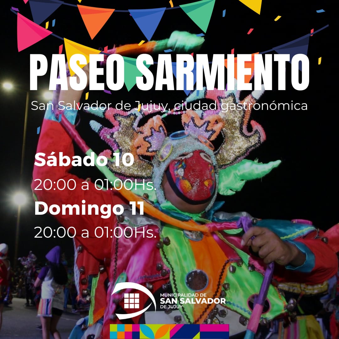Locales del Paseo Sarmiento permanecerán abiertos durante el fin de semana de carnaval