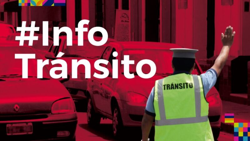 Operativo de tránsito en inmediaciones a Plaza Argañaraz y Ciudad Cultural