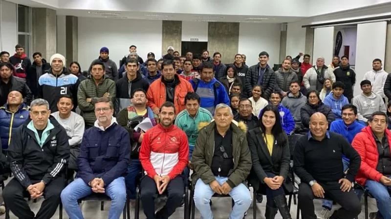 El Gobierno y AFA afianzan en el fortalecimiento y desarrollo del fútbol infanto juvenil en Jujuy